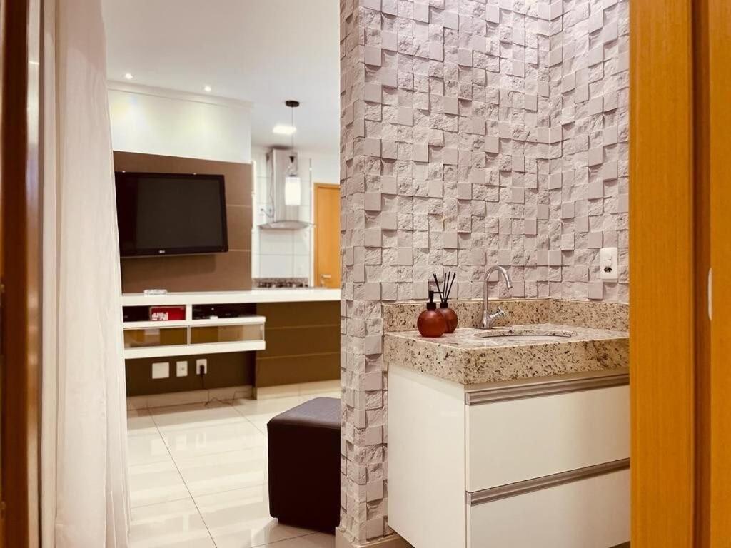 2 Qts.| 4 Hosp. | Ao Lado Do Goiania Shopping Apartment Ngoại thất bức ảnh