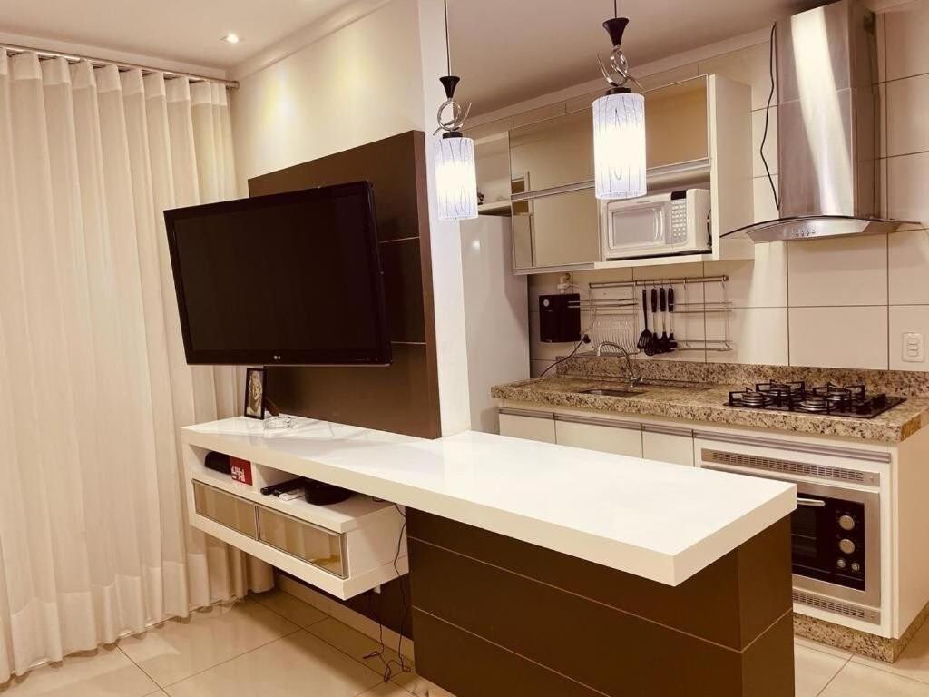 2 Qts.| 4 Hosp. | Ao Lado Do Goiania Shopping Apartment Ngoại thất bức ảnh