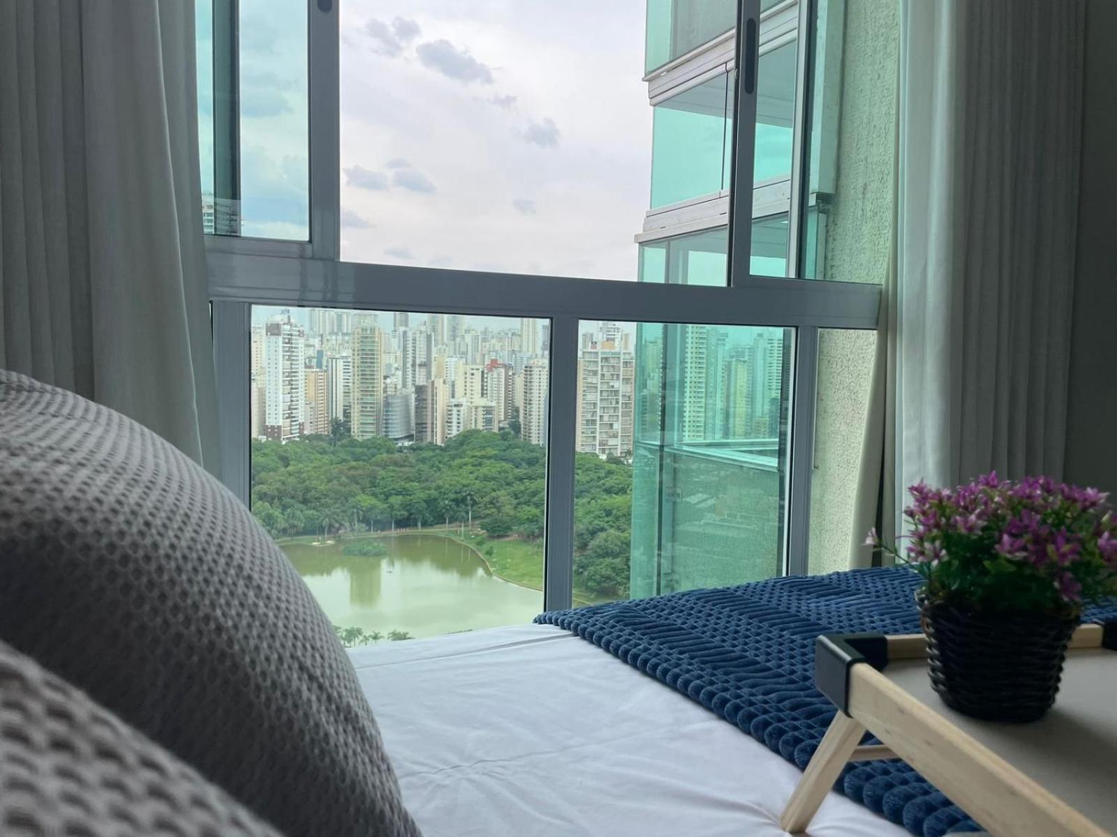 2 Qts.| 4 Hosp. | Ao Lado Do Goiania Shopping Apartment Ngoại thất bức ảnh