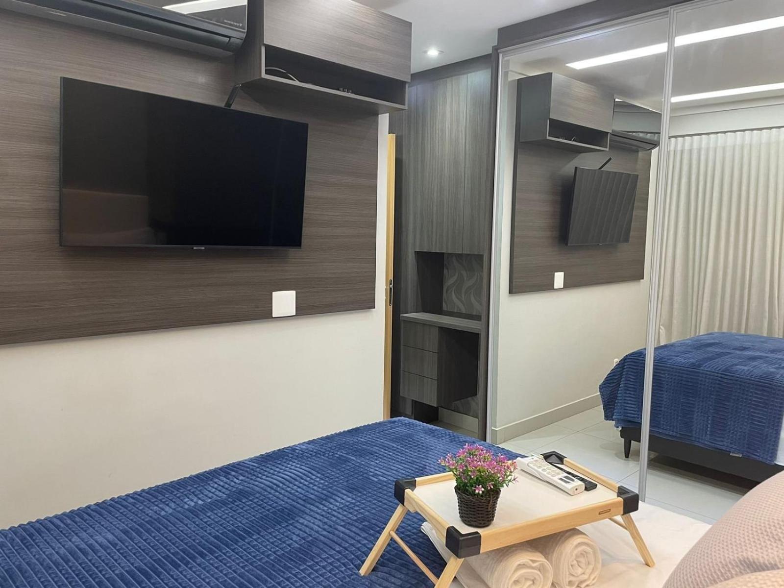 2 Qts.| 4 Hosp. | Ao Lado Do Goiania Shopping Apartment Ngoại thất bức ảnh